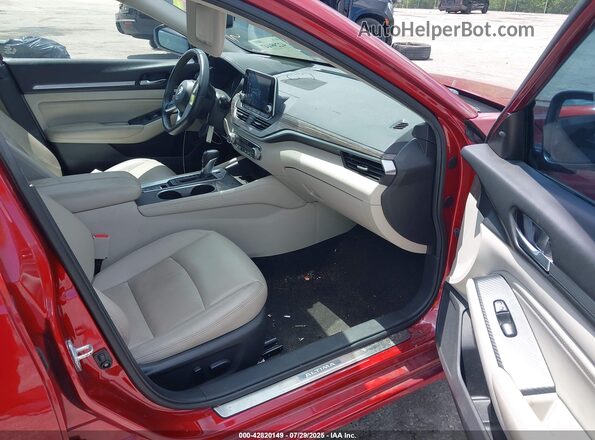 1N4AL4FV3KC107444 2019 NISSAN ALTIMA Red წინა სალონის ხედი