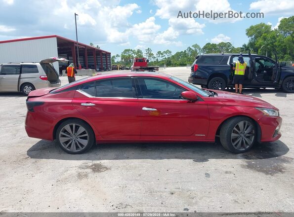 1N4AL4FV3KC107444 2019 NISSAN ALTIMA Red უკანა სალონის ხედი