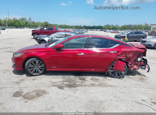 1N4AL4FV3KC107444 2019 NISSAN ALTIMA Red სალონის 360-გრადუსიანი ხედი