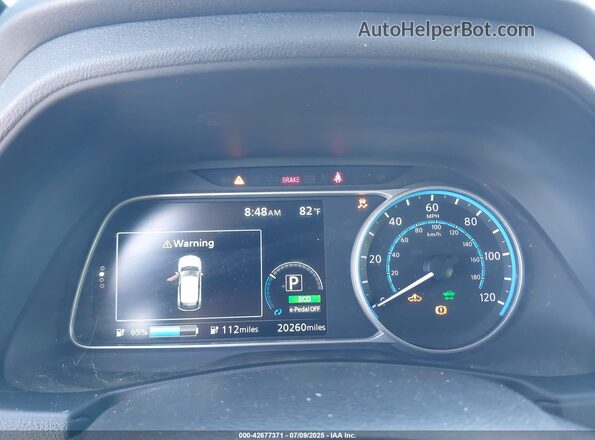 1N4AZ1BV3PC562787 2023 NISSAN LEAF Серебряный Вид задних сидений