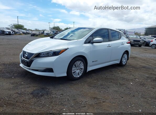1N4AZ1CP8JC304644 2018 NISSAN LEAF White Передня ліва чверть