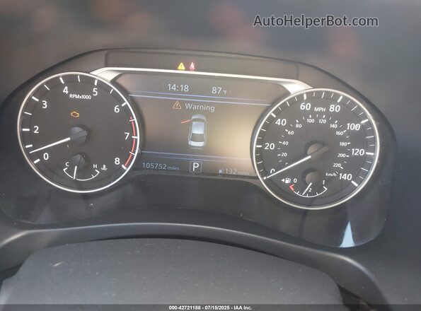 1N4BL4CV3MN334391 2021 NISSAN ALTIMA Black Widok tylnych siedzeń