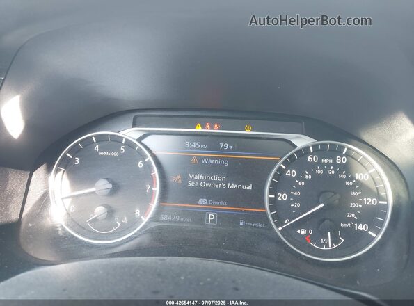 1N4BL4DV0MN357853 2021 NISSAN ALTIMA White უკანა სავარძლების ხედი