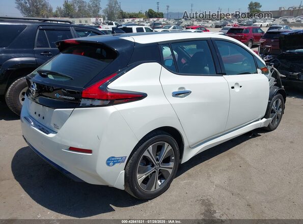1N4BZ1DP5LC304090 2020 NISSAN LEAF White უკანა მარჯვენა