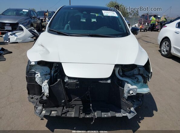 1N4BZ1DP5LC304090 2020 NISSAN LEAF White უკანა სალონის ხედი