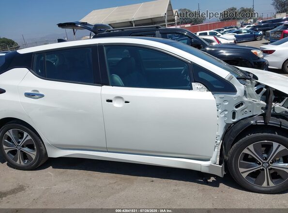 1N4BZ1DP5LC304090 2020 NISSAN LEAF White სალონის 360-გრადუსიანი ხედი