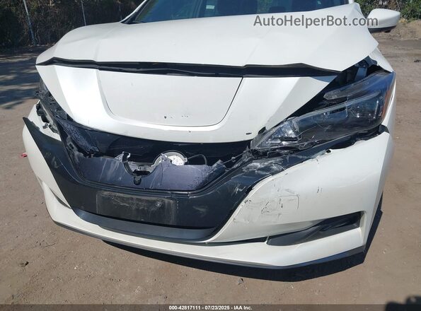 1N4CZ1CV1PC553044 2023 NISSAN LEAF White Widok z przodu