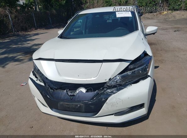 1N4CZ1CV1PC553044 2023 NISSAN LEAF White Widok zestawu wskaźników