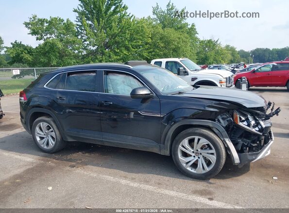 1V2BC2CA1MC226972 2021 VOLKSWAGEN ATLAS Black Widok wnętrza z tyłu