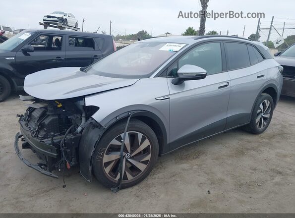 1V2DNPE85PC034033 2023 VOLKSWAGEN ID.4 Silver Առջևի ձախ երեք քառորդ տեսարան