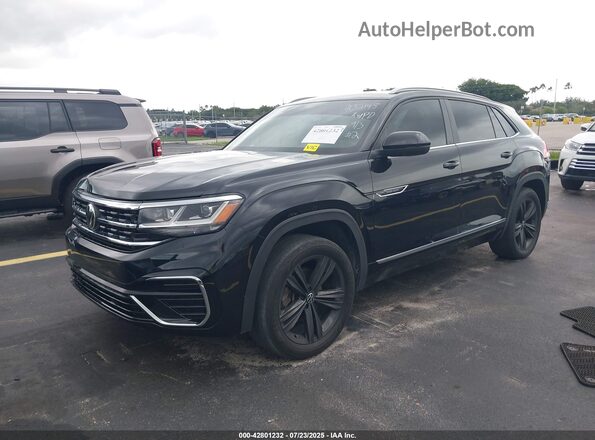 1V2PE2CA7MC232145 2021 VOLKSWAGEN ATLAS Black Przód lewy