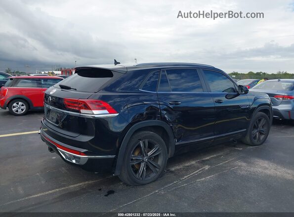 1V2PE2CA7MC232145 2021 VOLKSWAGEN ATLAS Black Widok z przodu