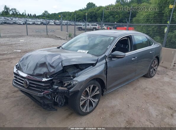 1VWSA7A30MC007216 2021 VOLKSWAGEN PASSAT Gray წინა მარცხენა ხედი სამი მეოთხედიდან
