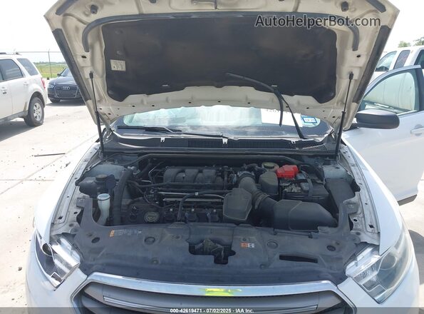 1fahp2d87hg126312 2017 FORD TAURUS Белый Вид сзади