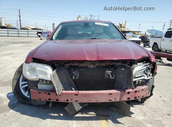 2C3CCAEG6GH135557 2016 CHRYSLER 300 Burgundy Front view