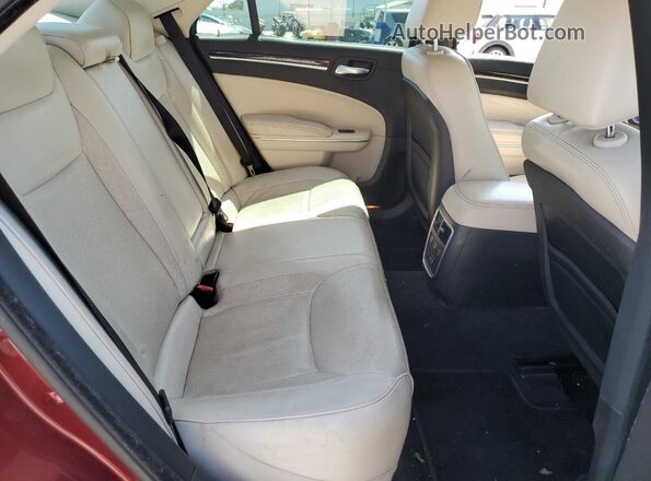 2C3CCAEG6GH135557 2016 CHRYSLER 300 Burgundy Rear seats view