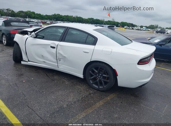 2C3CDXBG1MH628160 2021 DODGE CHARGER Белый Задняя левая четверть