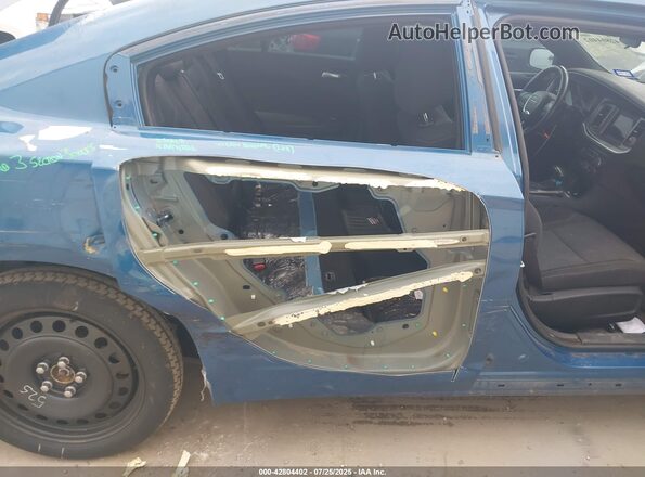 2C3CDXBG3MH605432 2021 DODGE CHARGER Blue Front view