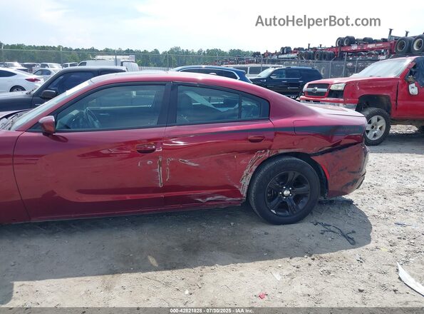 2C3CDXBG4MH548268 2021 DODGE CHARGER Maroon Vista frontal