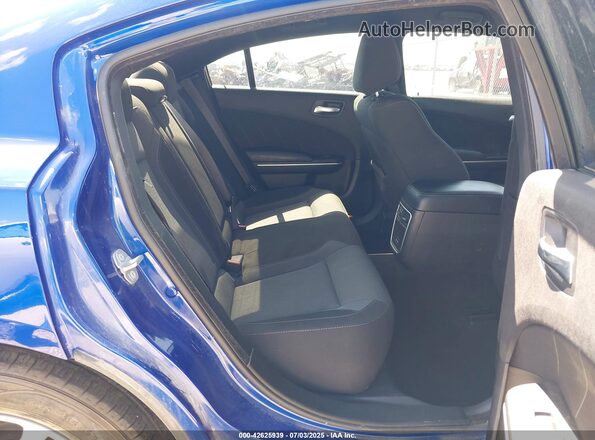 2C3CDXBG6MH656858 2021 DODGE CHARGER Blue VIN կոդի պիտակի տեսք