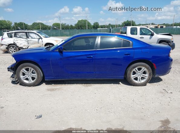 2C3CDXBG6MH656858 2021 DODGE CHARGER Blue 