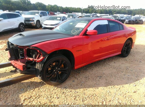 2C3CDXCTXMH521894 2021 DODGE CHARGER Red Передня ліва чверть