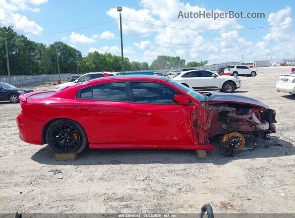 2C3CDXCTXMH521894 2021 DODGE CHARGER Red Вид задньої частини салону