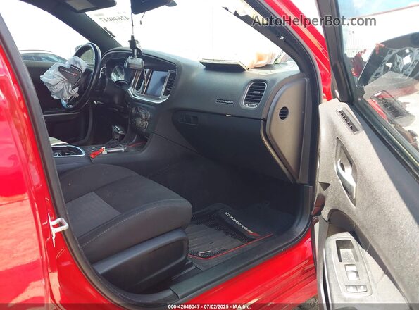 2C3CDXCTXMH521894 2021 DODGE CHARGER Red Вид салону спереду