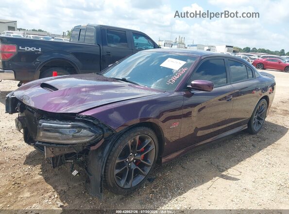 2C3CDXGJ8MH561111 2021 DODGE CHARGER Purple Vista tres cuartos delantera izquierda