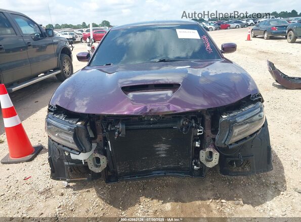 2C3CDXGJ8MH561111 2021 DODGE CHARGER Purple Vista interior trasera