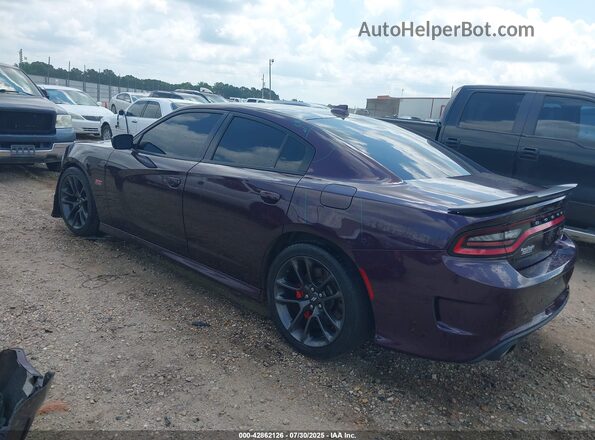 2C3CDXGJ8MH561111 2021 DODGE CHARGER Purple Trasero izquierdo