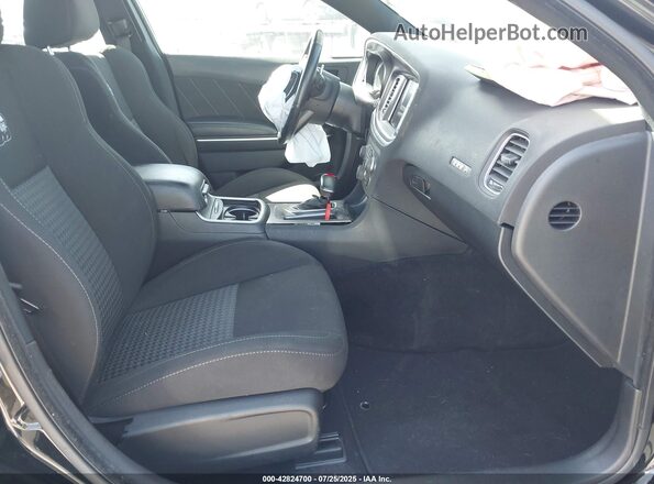 2C3CDXGJ9MH561070 2021 DODGE CHARGER Black Вид салону спереду