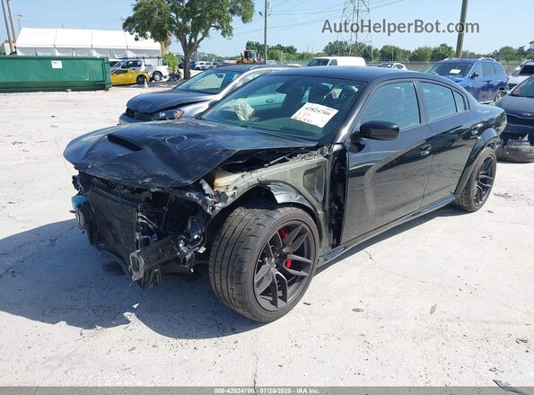 2C3CDXGJ9MH561070 2021 DODGE CHARGER Black Передня ліва чверть