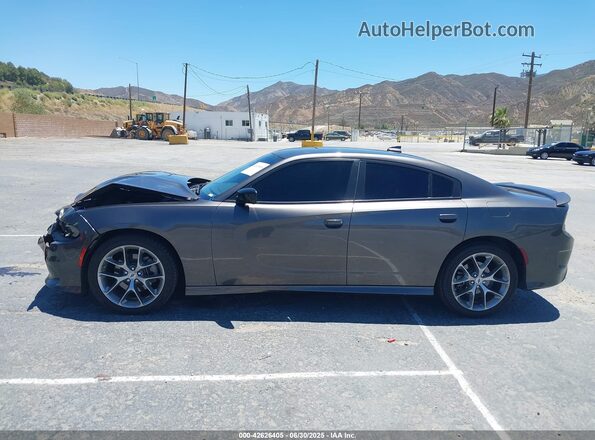2C3CDXHG1PH589307 2023 DODGE CHARGER Gray Vista interior de 360 grados