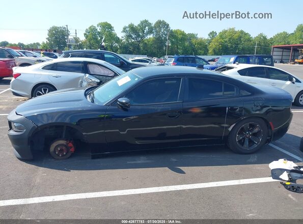 2C3CDXHG2GH159415 2016 DODGE CHARGER Black Սալոնի հետևի տեսք