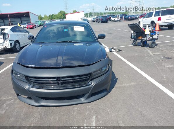 2C3CDXHG2GH159415 2016 DODGE CHARGER Black Առջևի վահանակի տեսք