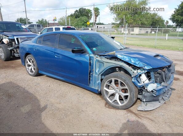 2C3CDXHG4MH574568 2021 DODGE CHARGER Blue სალონის 360-გრადუსიანი ხედი