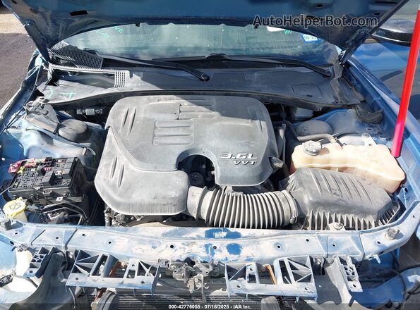 2C3CDXHG4MH574568 2021 DODGE CHARGER Blue უკანა ხედი