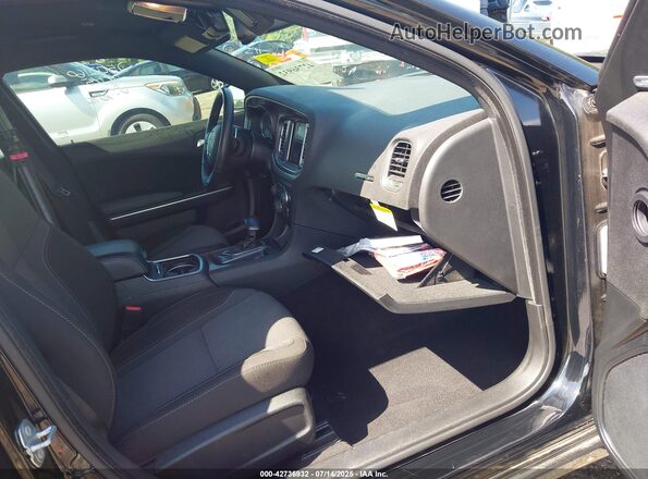 2C3CDXJG1NH127076 2022 DODGE CHARGER Черный Вид салона спереди