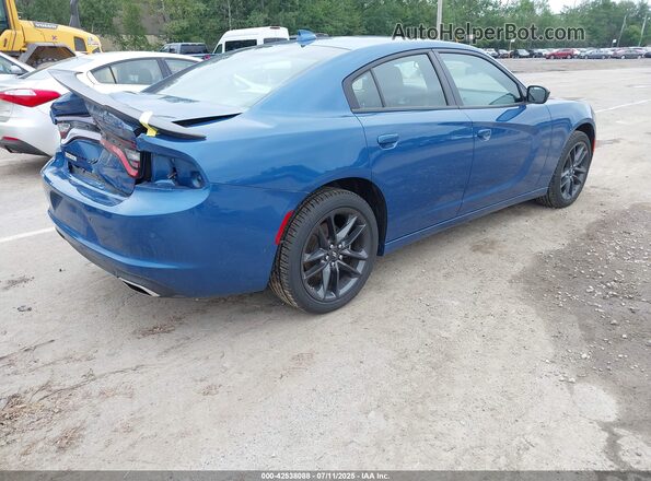 2C3CDXJG9PH704469 2023 DODGE CHARGER Синий Задняя правая четверть