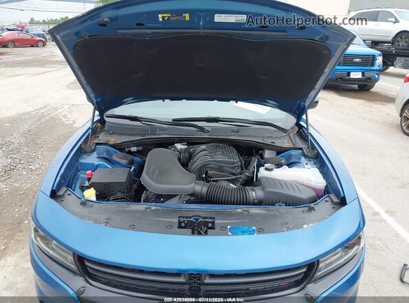 2C3CDXJG9PH704469 2023 DODGE CHARGER Синий Вид сзади