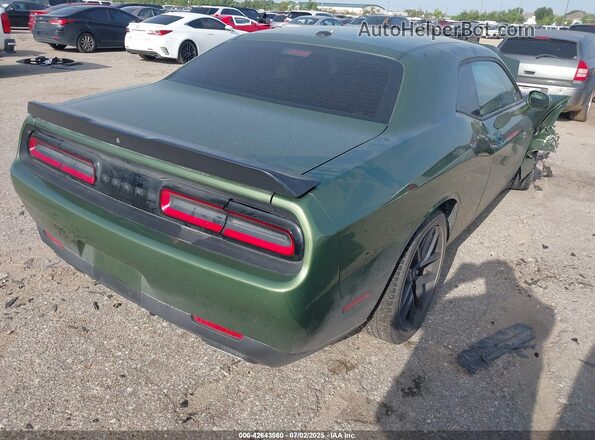 2C3CDZAG3MH586796 2021 DODGE CHALLENGER Green Rear right