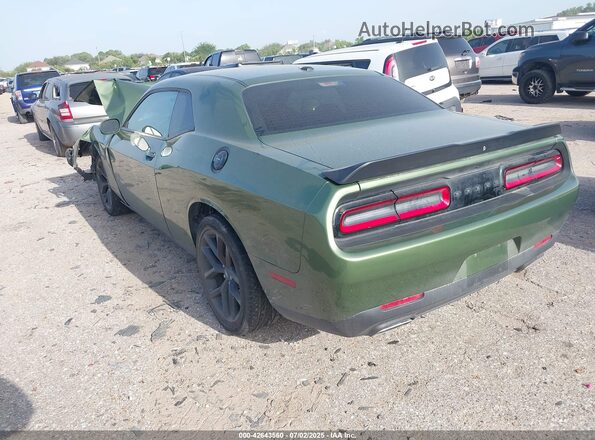 2C3CDZAG3MH586796 2021 DODGE CHALLENGER Green Rear left