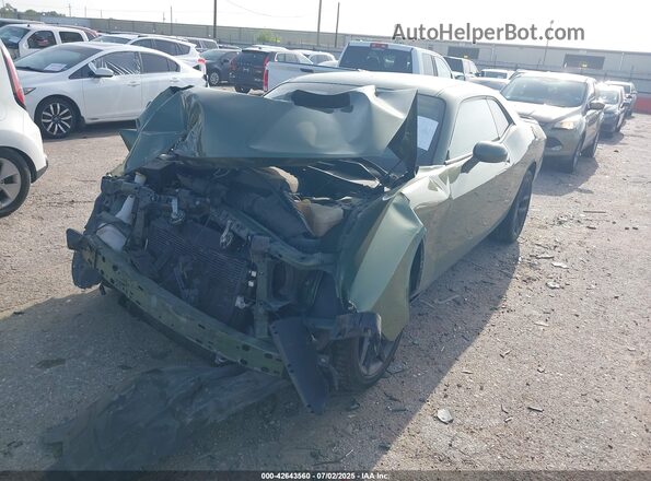 2C3CDZAG3MH586796 2021 DODGE CHALLENGER Green Front left
