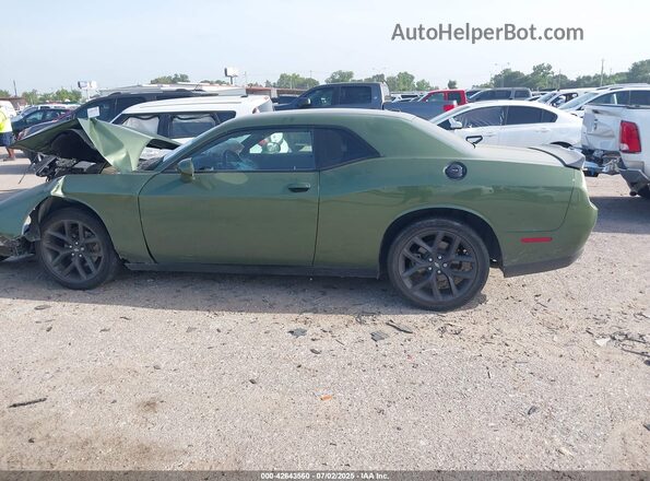 2C3CDZAG3MH586796 2021 DODGE CHALLENGER Green 360 interior view