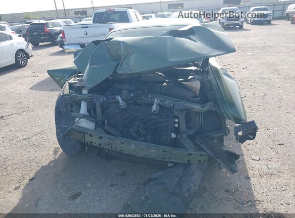 2C3CDZAG3MH586796 2021 DODGE CHALLENGER Green Instrument cluster view