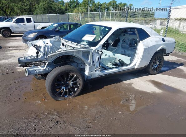 2C3CDZC96MH650716 2021 DODGE CHALLENGER Белый Передняя левая четверть