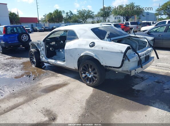 2C3CDZC96MH650716 2021 DODGE CHALLENGER Белый Задняя левая четверть