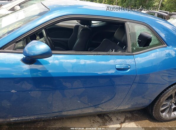 2C3CDZFJ1MH634784 2021 DODGE CHALLENGER Blue 360 interior view