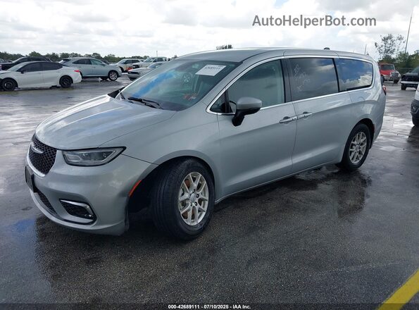 2C4RC1BG3PR586661 2023 CHRYSLER PACIFICA Серебряный Передняя левая четверть